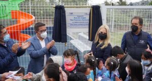 Inaugura Romina Contreras espacios recreativos para niños y niñas