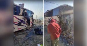 Choque de autobús contra vivienda deja 19 muertos y 50 lesionados en Joquicingo