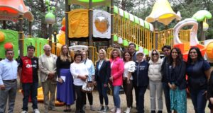 Instala Huixquilucan juegos infantiles en Lomas de las Palmas