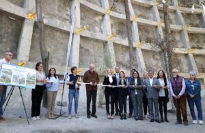 Gobierno de Huixquilucan estabiliza talud para asegurar a población