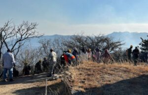 Incendio forestal en Monte Albán controlado tras seis horas de trabajo