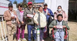Gobernadora del Edomex adelanta pensiones para personas con discapacidad