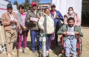 Gobernadora del Edomex adelanta pensiones para personas con discapacidad