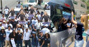 Más de 2 mil transportistas se unieron en apoyo a Romina Contreras y su campaña
