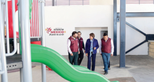 Gobernadora Delfina Gómez inaugura primera etapa del Mercado Municipal de Xonacatlán