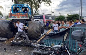 Tragedia en exhibición de monster trucks en Colombia dejó víctimas fatales