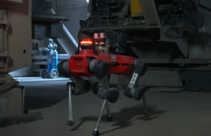 Cementera utiliza perro-robot para inspeccionar zonas peligrosas