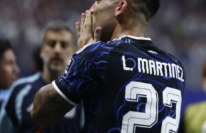 Lautaro Martínez celebra su gol soñado con Argentina en el Mundial