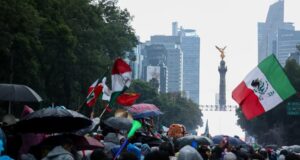 Acceso limitado al Ángel de la Independencia durante el partido entre México e Inglaterra