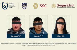 Tres integrantes de Fuerza Anti Unión enfrentan cargos por extorsión en CDMX