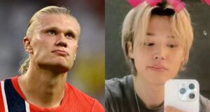 Jimin de BTS se divierte con comparación a Haaland en concierto