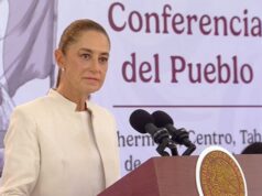 Claudia Sheinbaum recibe cálida bienvenida por López Beltrán en Tabasco