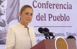 Claudia Sheinbaum recibe cálida bienvenida por López Beltrán en Tabasco