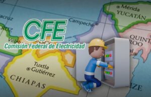 CFE realiza labores para restaurar el servicio eléctrico en Chiapas, Quintana Roo y Yucatán
