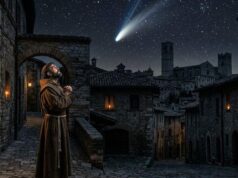 San Francisco de Asís y el Cometa Halley en la Navidad católica